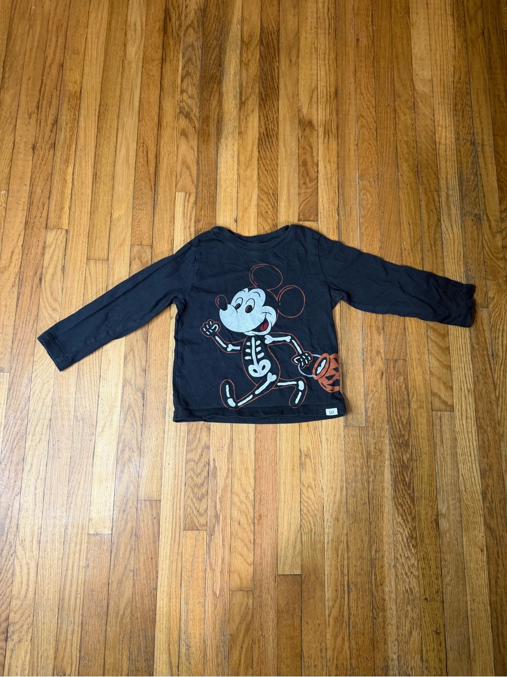 Baby Gap 3 years Mickey Mouse Halloween Black Long-Sleeve Kids Top